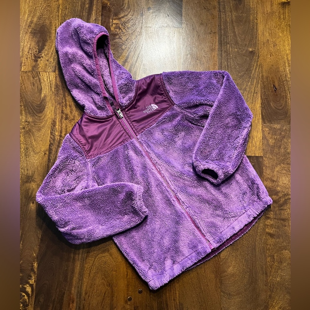 The North Face Oso Kids Plush Purple Fleece Hoodie